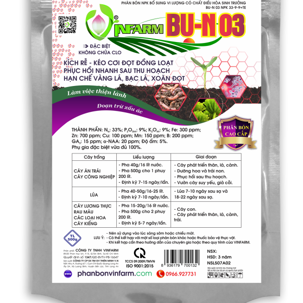 .VINFARM BU-N 03 (Gói 500g)
