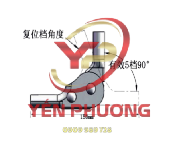 CÙI TRỎ ( GIÒ GÀ ) CONG 90 ĐỘ